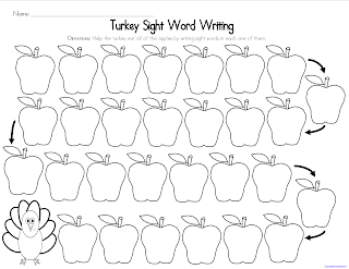 https://www.teacherspayteachers.com/Product/Turkey-Theme-Sight-Words-Activities-High-Frequency-Words-Literacy-First-2861940