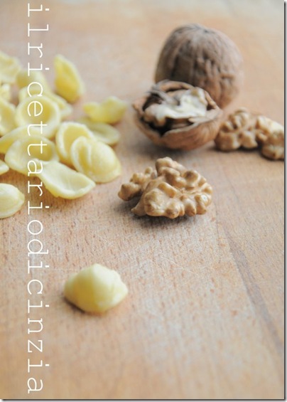 orecchiette con crema alle noci di Csaba