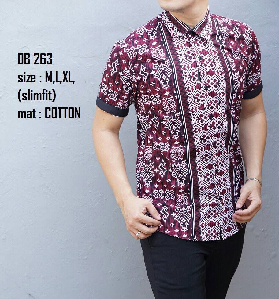  Baju  Batik Pria  Lengan  Pendek  Model  Baju  pria  terbaru