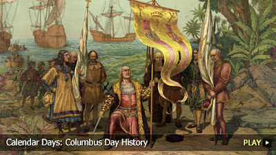 Columbus Day 2013 calendar