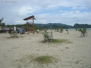 white sand beach in the city