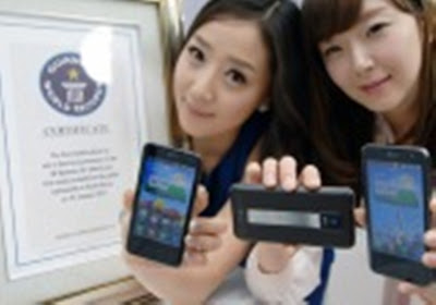 LG OPtimus 2x Now In Guinness Book of Record