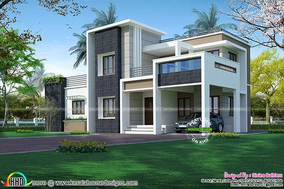 2276 sq-ft, 3 bedroom modern box style architecture