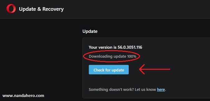 Cara Memperbarui (Update) Opera Browser Latest Version di PC Laptop ke Versi Terbaru secara Manual