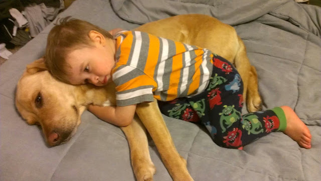 Little boy and his dog friend (24 pics), dog and baby friends pics, cute dog pics, adorable photos of baby and dog