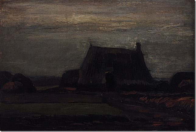 1883 Vincent Van Gogh   Chaumière avec tas de tourbe  Huile sur Toile    37x55 cm  Amsterdam Rijksmuseum Vincent Van Gogh