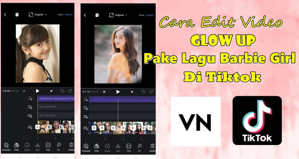 Cara Membuat Video Glow Up di TikTok