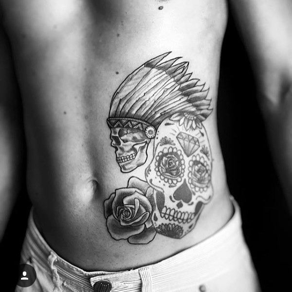 As 100 tatuagens de caveira mais incríveis que você já viu - e como se inspirar nelas!