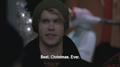 Sam excitedly saying "best Christmas ever"