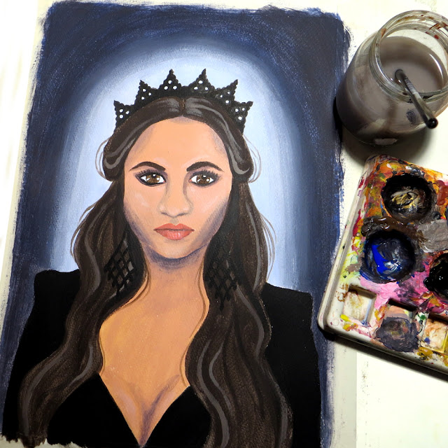 Pretty Little Liars fan art paintings.