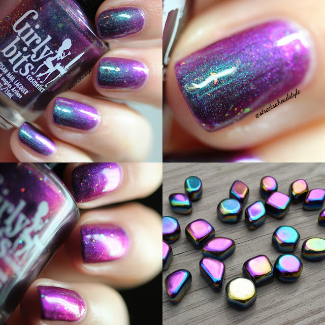 Girly Bits Law of Attraction Rainbow Hematite Nail Polish