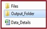 Output Folder for create folders