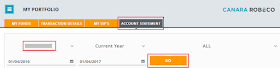 Canara Robeco Mutual Fund Account Statement