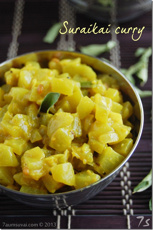 Suraikai curry | Bottle gourd stir fry