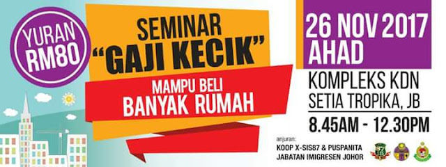 Seminar Gaji Kecik Mampu Beli Banyak Rumah