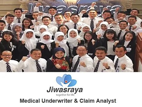 Loker Kedokteran, Lowongan Asuransi, Info kerja S1, Karir BUMN Jiwasraya