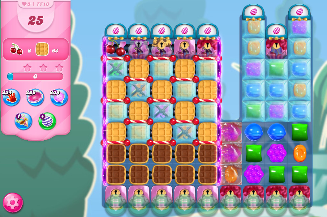 Candy Crush Saga level 7716