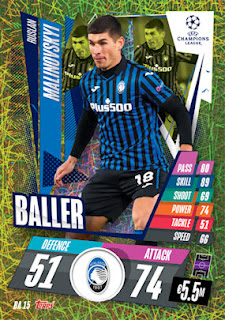 Topps Match Attax Extra 2020-2021 Atalanta BC Set