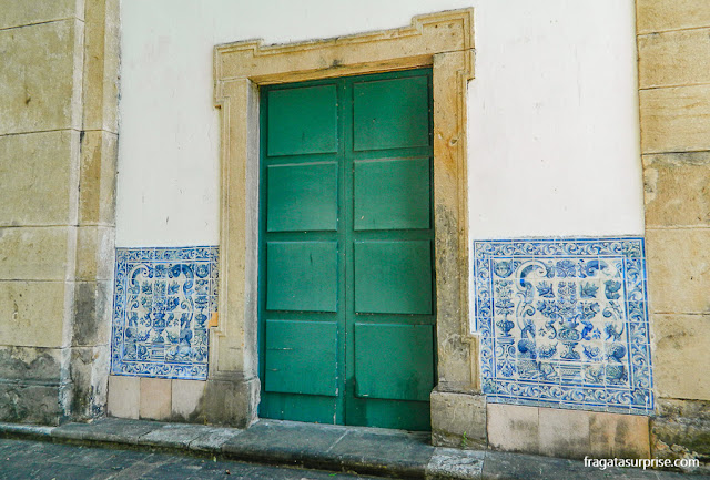 Azulejos do Século 17 no Convento de Santa Teresa, Salvador