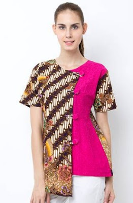 25 Desain  Baju  Batik  Modern  Casual Untuk Remaja Wanita