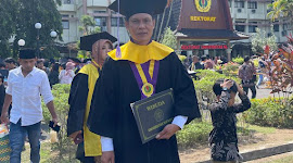 Inspiratif! Amrullah Sabet Gelar Magister Teknik Universitas Mataram