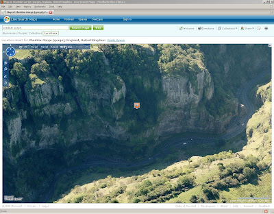 Cheddar Gorge BirdsEye View Live Maps