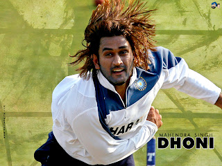 Mahendra Singh Dhoni with Long Hairstyle - Men Haircut Ideas