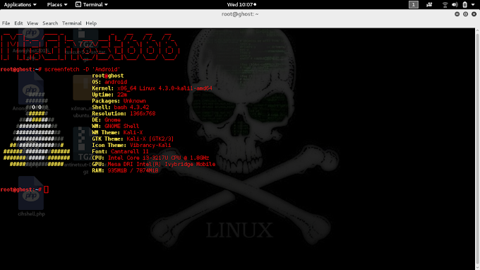 Cara Mempercantik Terminal Linux Memakai Screenfetch 