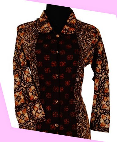 Model baju batik wanita sederhana cantik dan terbaru