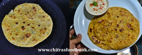 Sweet potato paratha