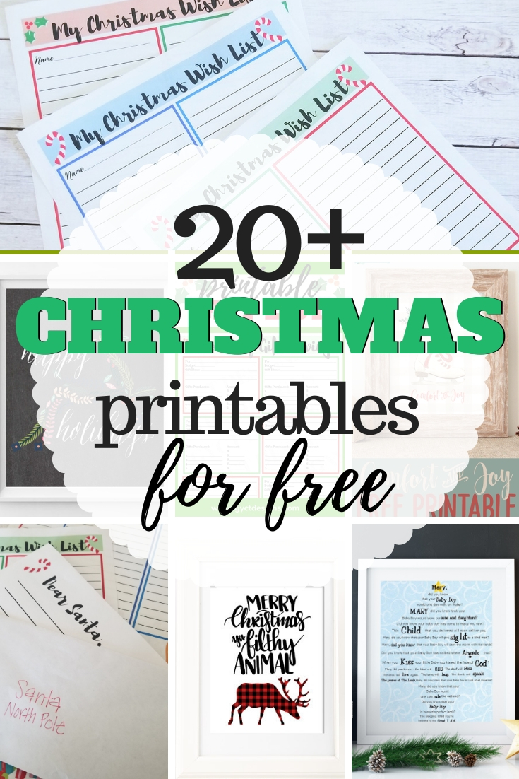 Free Printable Christmas Gift Tags - The Happier Homemaker