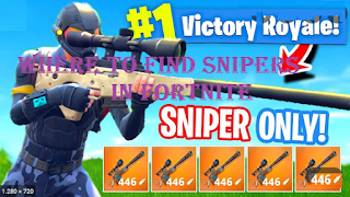 Snipers fortnite, Where to find the heavy sniper rifle in Fornite