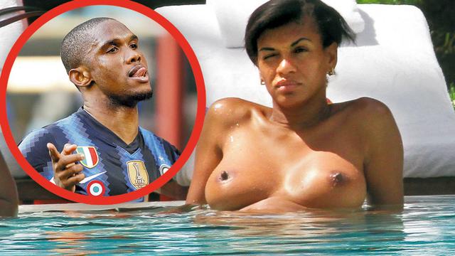 Wife of African footballer Samuel Etoo Georgette Etoo was spotted recently 