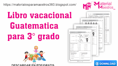 LIBRO GUATEMATICA PARA 3° GRADO DE PRIMARIA