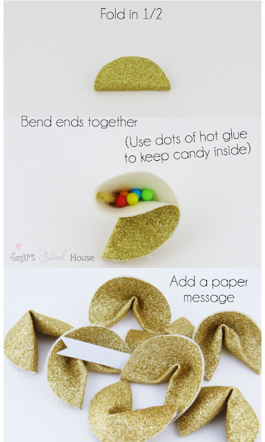 Lucky Golden Fortune Cookies #stpatricksday #rainbow www.smartschoolhouse.com