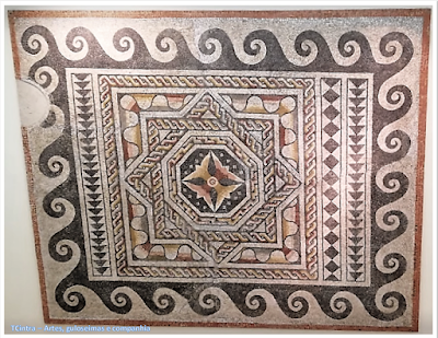 mosaico Villa de las Tiendas; cidadela árabe;