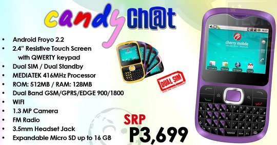 cherry mobile candy chat