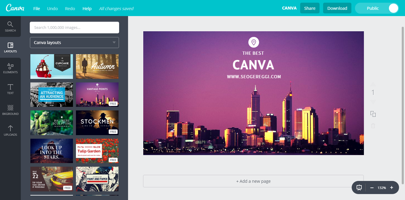CANVA Website Desain Online Mudah dan Cepat - SEO Gereggi
