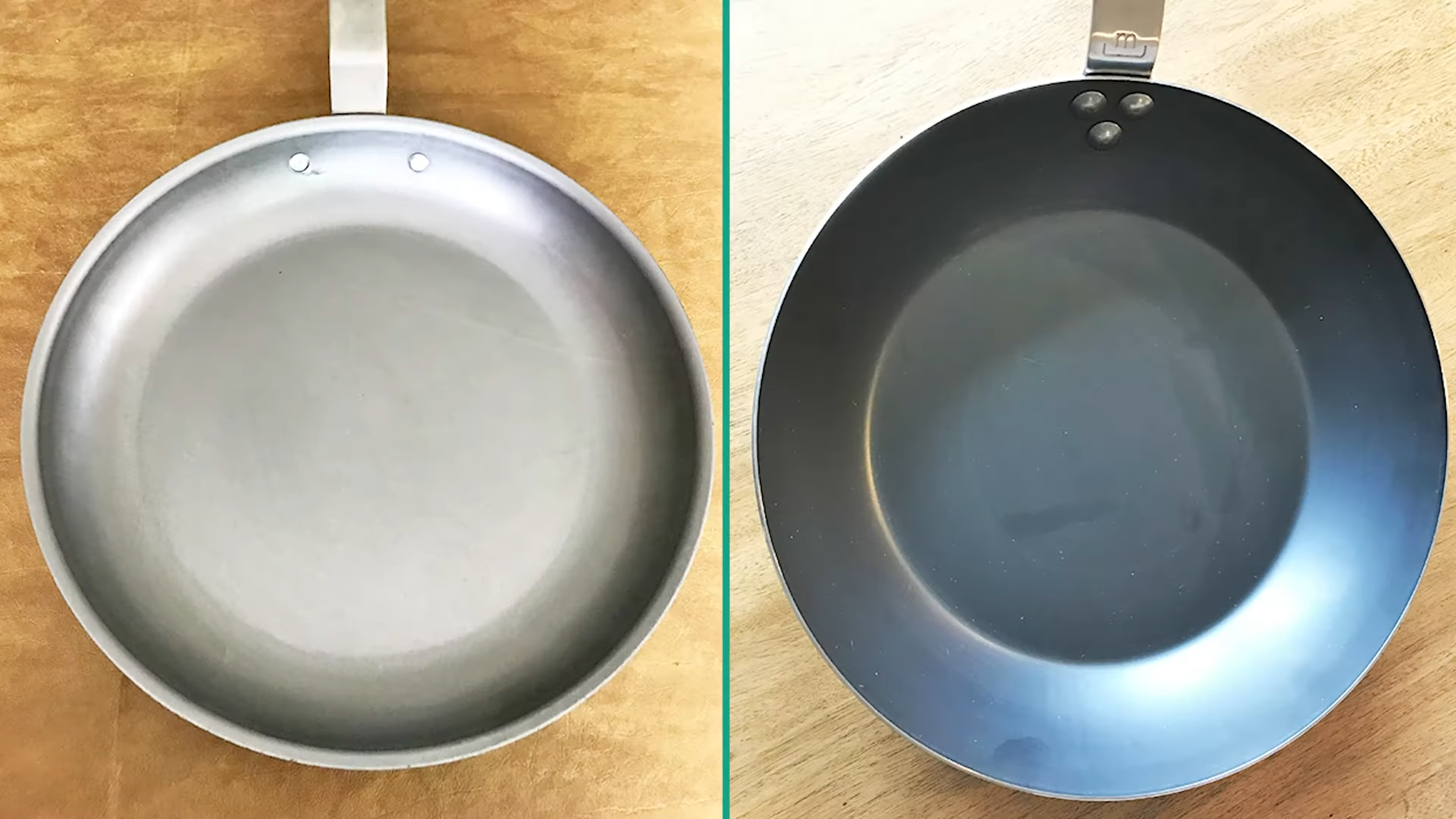 Carbon Steel vs. Stainless Steel Pan