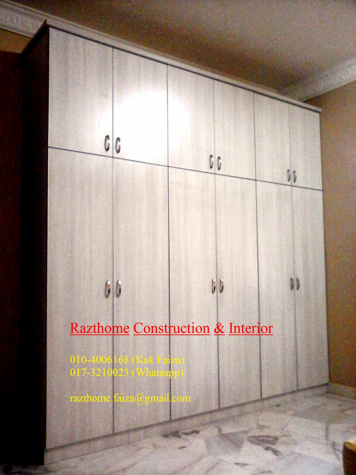 RAZTHOME-Tempahan Perabut -Kabinet Dapur, Almari, Meja 