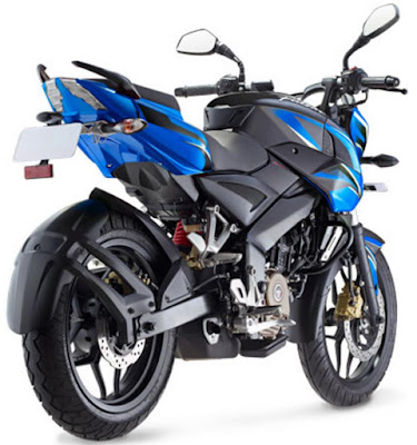 Bajaj Pulsar 200NS Blue rear Hd picture