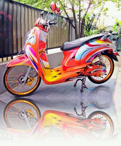 Gambar Modifikasi Motor Honda Scoopy Terbaru MODIFIKASI 