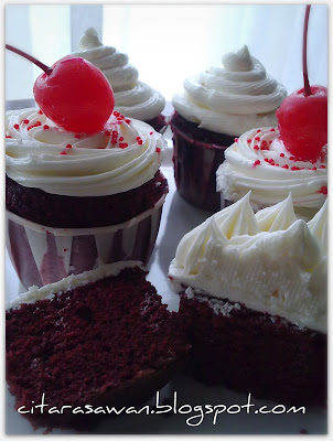 Red Velvet Cupcake ~ Resepi Terbaik