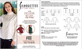 Creates Sew Slow: Silhouette Patterns #400 Traditional Blouse