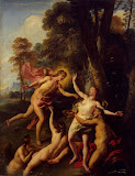 Apollo and Daphne by Jean-Francois de Troy - Mythology Paintings from Hermitage Museum