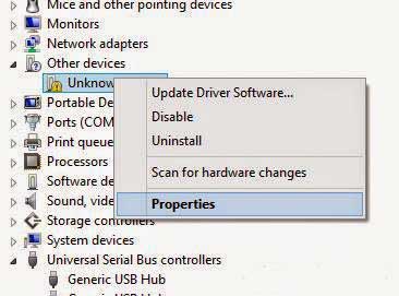 cara mengetahui driver unknown device