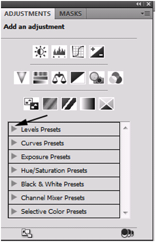 Adjustment List Presets