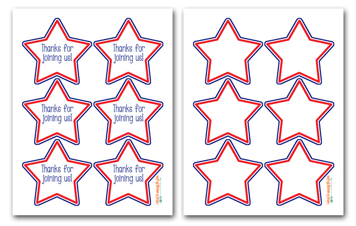 Free Printable Star Tags