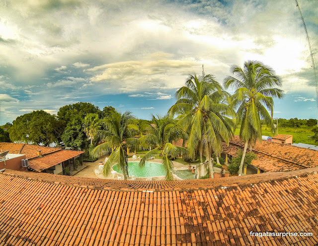 Piscina do hotel Pantanal Mato Grosso