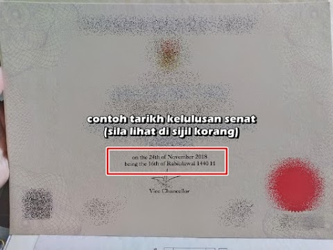 nama sijil dalam spa